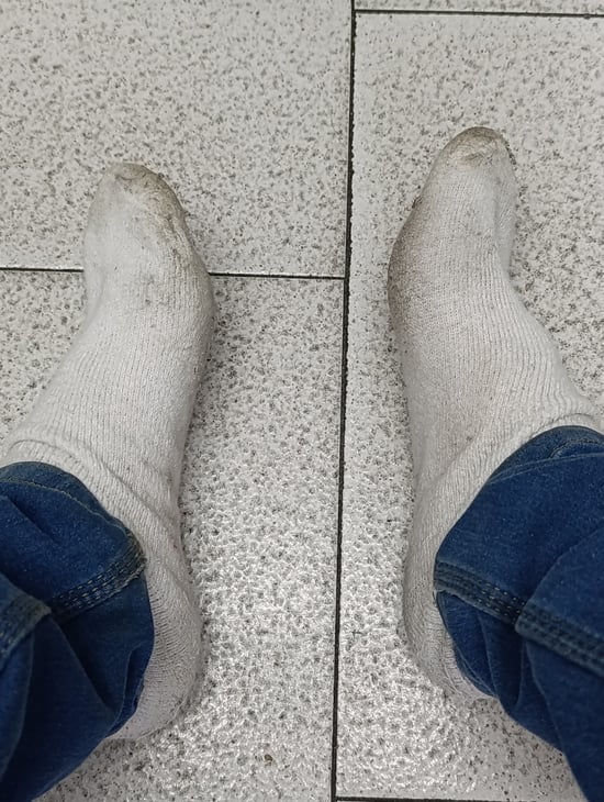 calcetines usados