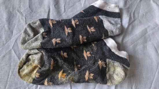 calcetines usados
